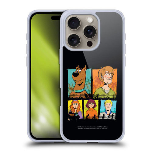 Scoob! Scooby-Doo Movie Graphics Mystery Inc. Gang Soft Gel Case for Apple iPhone 16 Pro