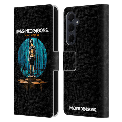 Imagine Dragons Key Art Night Visions Painted Leather Book Wallet Case Cover For Samsung Galaxy A35 5G