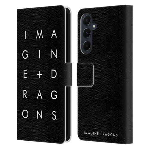 Imagine Dragons Key Art Stacked Logo Leather Book Wallet Case Cover For Samsung Galaxy A55 5G