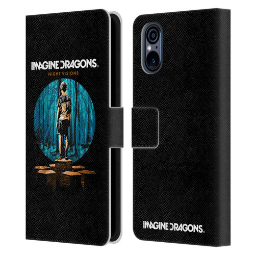 Imagine Dragons Key Art Night Visions Painted Leather Book Wallet Case Cover For Sony Xperia 5 V 5G