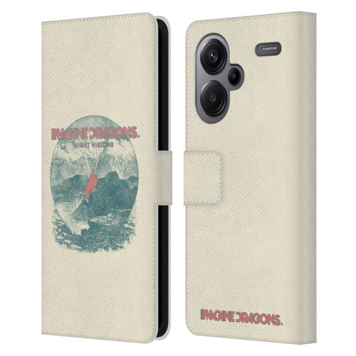Imagine Dragons Key Art Flame Night Visions Leather Book Wallet Case Cover For Xiaomi Redmi Note 13 Pro Plus 5G