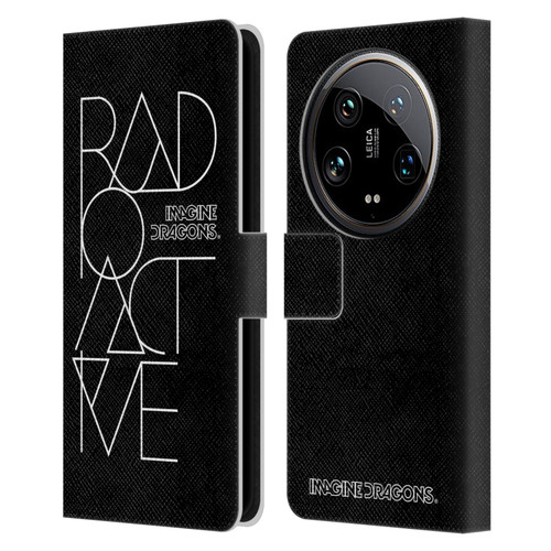 Imagine Dragons Key Art Radioactive Leather Book Wallet Case Cover For Xiaomi 14 Ultra