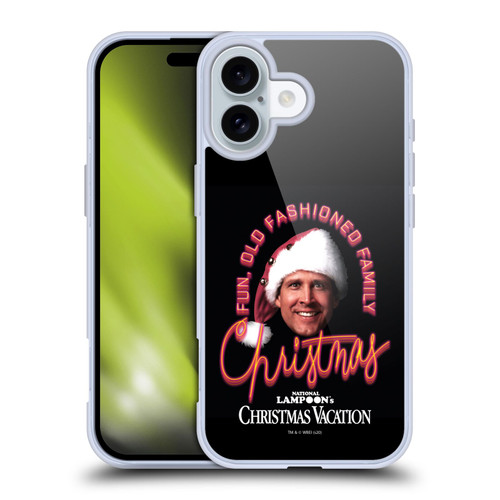 National Lampoon's Christmas Vacation Graphics Clark Griswold Soft Gel Case for Apple iPhone 16