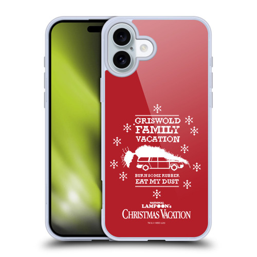 National Lampoon's Christmas Vacation Graphics Knitted Jumper Soft Gel Case for Apple iPhone 16 Plus