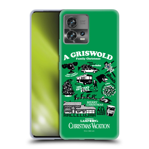 National Lampoon's Christmas Vacation Graphics Griswold Family Soft Gel Case for Motorola Moto Edge 30 Fusion