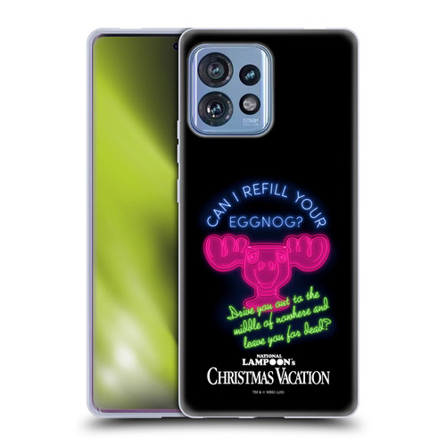 National Lampoon's Christmas Vacation Graphics Eggnog Quote Soft Gel Case for Motorola Moto Edge 40 Pro