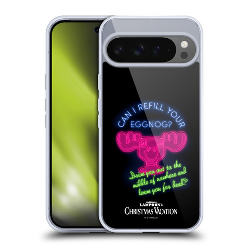 National Lampoon's Christmas Vacation Graphics Eggnog Quote Soft Gel Case for Google Pixel 9 Pro XL