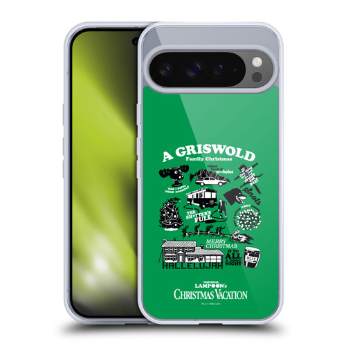National Lampoon's Christmas Vacation Graphics Griswold Family Soft Gel Case for Google Pixel 9 Pro XL