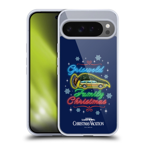 National Lampoon's Christmas Vacation Graphics Neon Lights Soft Gel Case for Google Pixel 9 Pro XL
