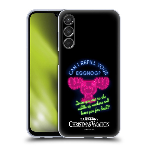 National Lampoon's Christmas Vacation Graphics Eggnog Quote Soft Gel Case for Samsung Galaxy M15/F15 5G