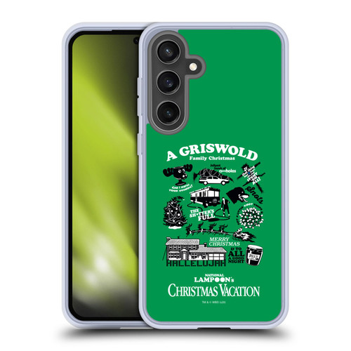 National Lampoon's Christmas Vacation Graphics Griswold Family Soft Gel Case for Samsung Galaxy S24 FE