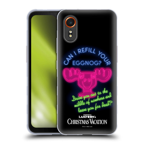 National Lampoon's Christmas Vacation Graphics Eggnog Quote Soft Gel Case for Samsung Galaxy Xcover7 5G