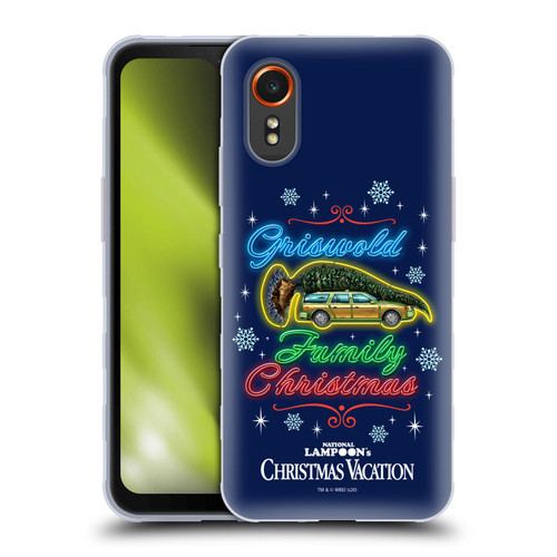 National Lampoon's Christmas Vacation Graphics Neon Lights Soft Gel Case for Samsung Galaxy Xcover7 5G