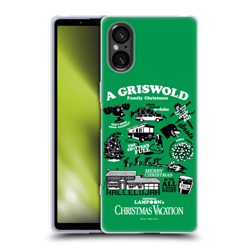 National Lampoon's Christmas Vacation Graphics Griswold Family Soft Gel Case for Sony Xperia 5 V 5G