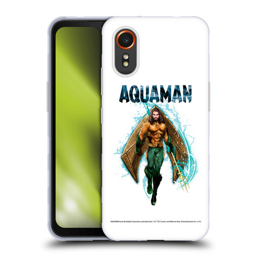 Aquaman Movie Graphics Trident of Atlan 2 Soft Gel Case for Samsung Galaxy Xcover7 5G
