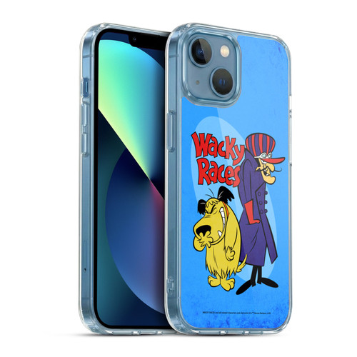Wacky Races Classic Dastardly And Muttley 2 Soft Gel Case for Apple iPhone 13 Mini & MagSafe