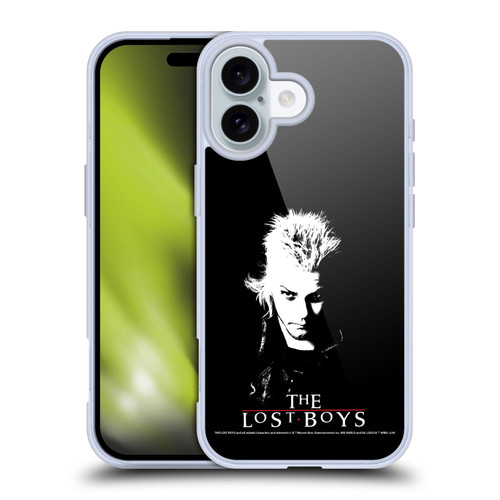 The Lost Boys Characters David Black And White Soft Gel Case for Apple iPhone 16