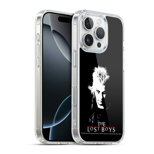 The Lost Boys Characters David Black And White Soft Gel Case for Apple iPhone 16 Pro & MagSafe
