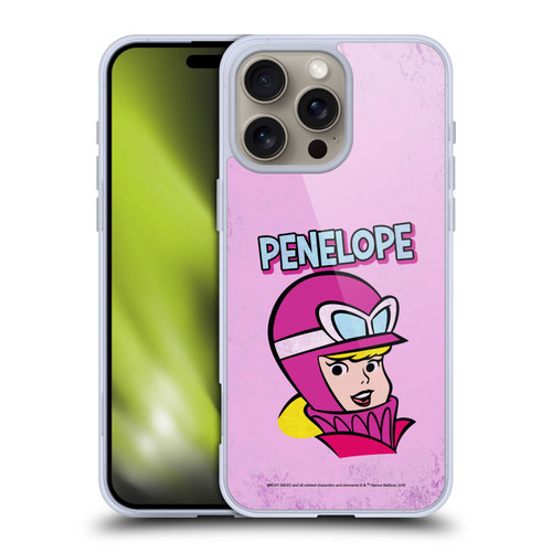 Wacky Races Classic Penelope Soft Gel Case for Apple iPhone 16 Pro Max