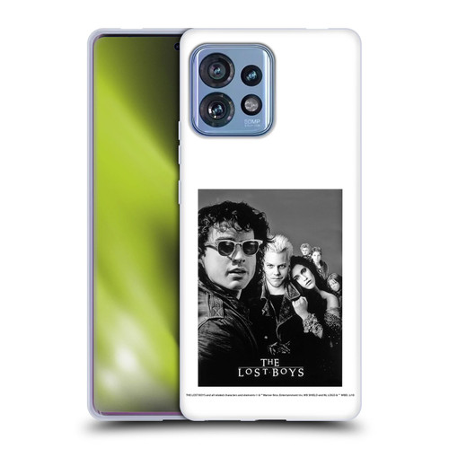 The Lost Boys Characters Poster Black And White Soft Gel Case for Motorola Moto Edge 40 Pro
