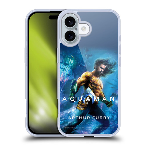 Aquaman Movie Posters Arthur Curry Soft Gel Case for Apple iPhone 16