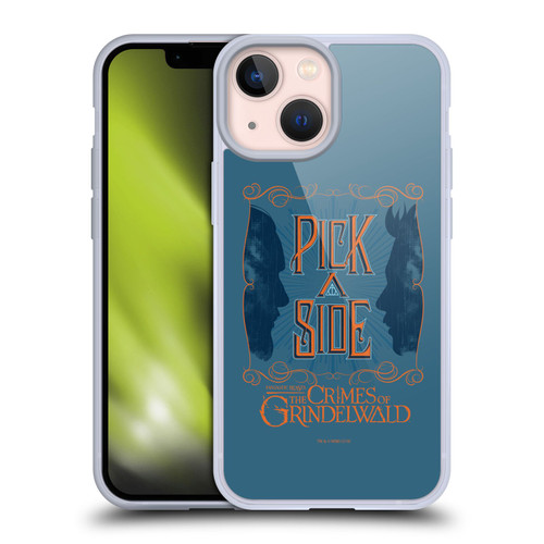 Fantastic Beasts The Crimes Of Grindelwald Art Nouveau Pick A Side Soft Gel Case for Apple iPhone 13 Mini