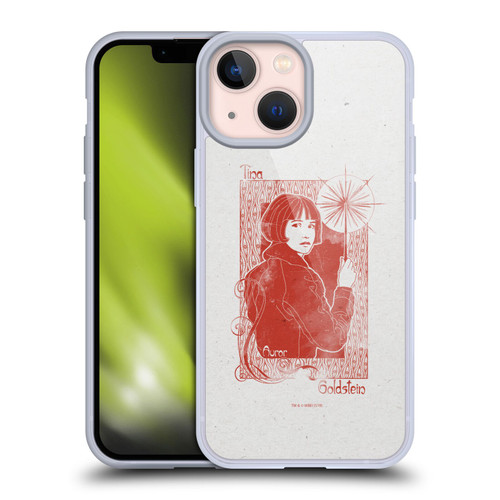 Fantastic Beasts The Crimes Of Grindelwald Art Nouveau Tina Goldstein Soft Gel Case for Apple iPhone 13 Mini