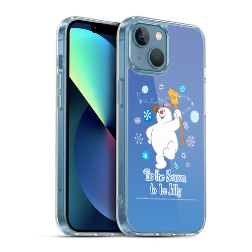 Frosty the Snowman Movie Key Art Season Soft Gel Case for Apple iPhone 13 Mini & MagSafe