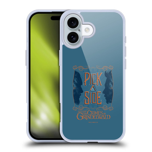 Fantastic Beasts The Crimes Of Grindelwald Art Nouveau Pick A Side Soft Gel Case for Apple iPhone 16