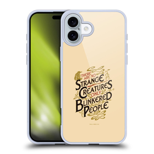 Fantastic Beasts The Crimes Of Grindelwald Art Nouveau Strange Creatures Soft Gel Case for Apple iPhone 16 Plus
