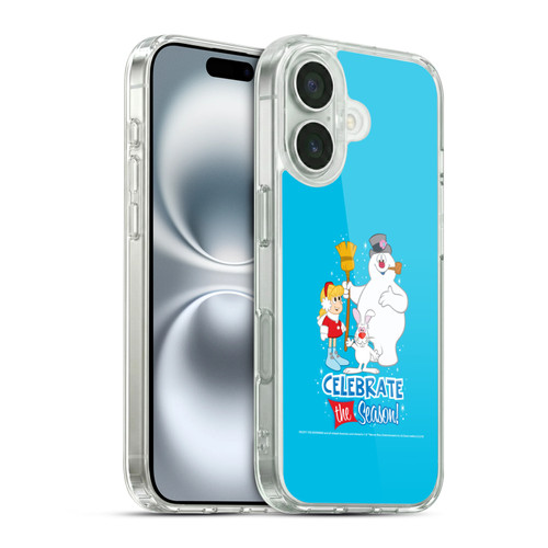 Frosty the Snowman Movie Key Art Celebrate Soft Gel Case for Apple iPhone 16 & MagSafe