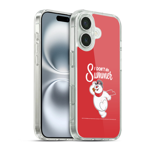 Frosty the Snowman Movie Key Art I Don't Do Summer Soft Gel Case for Apple iPhone 16 & MagSafe