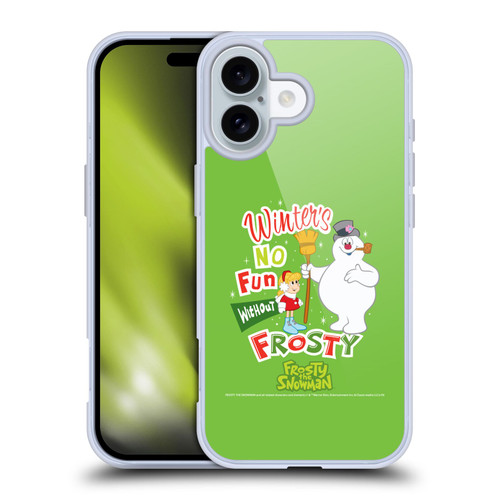 Frosty the Snowman Movie Key Art Winters Soft Gel Case for Apple iPhone 16
