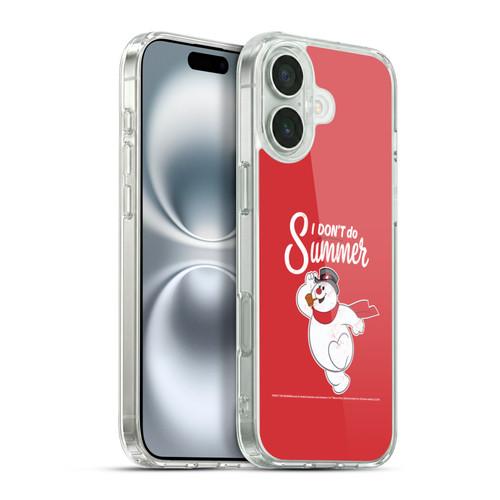 Frosty the Snowman Movie Key Art I Don't Do Summer Soft Gel Case for Apple iPhone 16 Plus & MagSafe