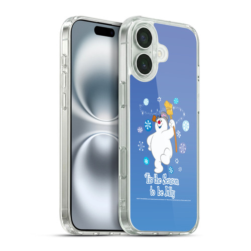 Frosty the Snowman Movie Key Art Season Soft Gel Case for Apple iPhone 16 Plus & MagSafe