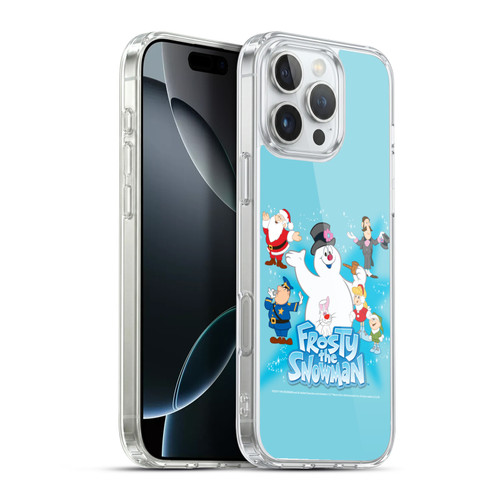 Frosty the Snowman Movie Key Art Group Soft Gel Case for Apple iPhone 16 Pro Max & MagSafe