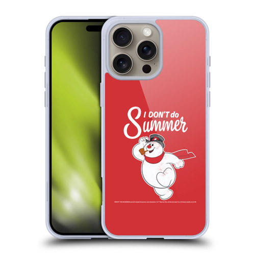 Frosty the Snowman Movie Key Art I Don't Do Summer Soft Gel Case for Apple iPhone 16 Pro Max