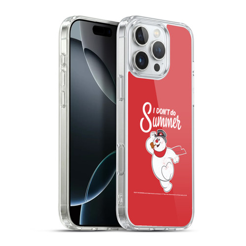 Frosty the Snowman Movie Key Art I Don't Do Summer Soft Gel Case for Apple iPhone 16 Pro Max & MagSafe