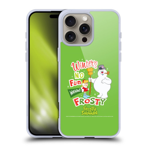 Frosty the Snowman Movie Key Art Winters Soft Gel Case for Apple iPhone 16 Pro Max