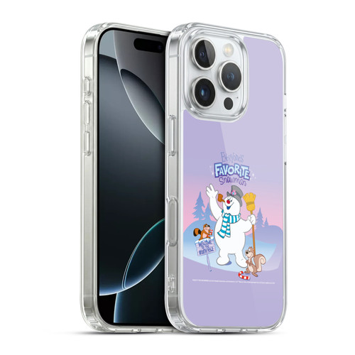 Frosty the Snowman Movie Key Art Favorite Snowman Soft Gel Case for Apple iPhone 16 Pro & MagSafe