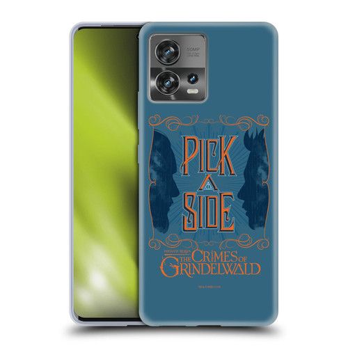 Fantastic Beasts The Crimes Of Grindelwald Art Nouveau Pick A Side Soft Gel Case for Motorola Moto Edge 30 Fusion