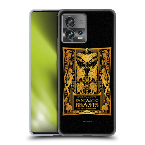 Fantastic Beasts The Crimes Of Grindelwald Art Nouveau Book Cover Soft Gel Case for Motorola Moto Edge 30 Fusion