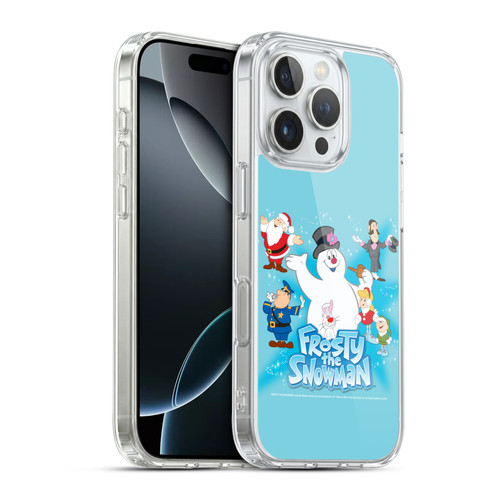 Frosty the Snowman Movie Key Art Group Soft Gel Case for Apple iPhone 16 Pro & MagSafe