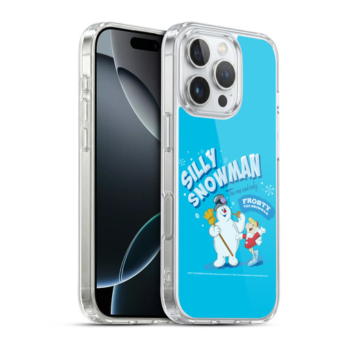 Frosty the Snowman Movie Key Art Silly Snowman Soft Gel Case for Apple iPhone 16 Pro & MagSafe