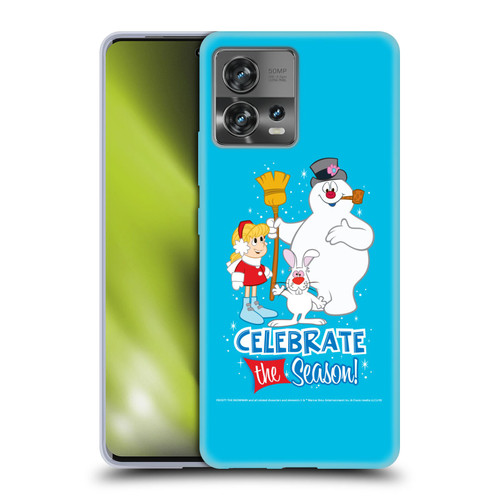 Frosty the Snowman Movie Key Art Celebrate Soft Gel Case for Motorola Moto Edge 30 Fusion