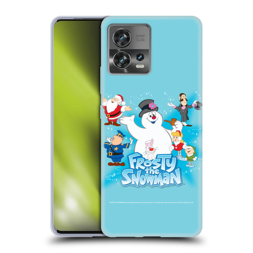 Frosty the Snowman Movie Key Art Group Soft Gel Case for Motorola Moto Edge 30 Fusion