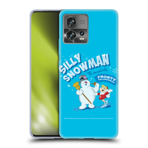 Frosty the Snowman Movie Key Art Silly Snowman Soft Gel Case for Motorola Moto Edge 30 Fusion