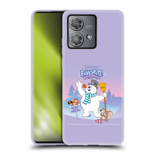 Frosty the Snowman Movie Key Art Favorite Snowman Soft Gel Case for Motorola Edge 40 Neo 5G