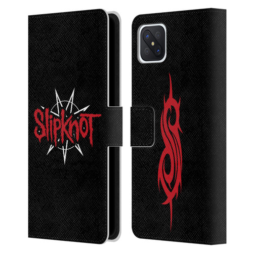 Slipknot We Are Not Your Kind Star Crest Logo Leather Book Wallet Case Cover For OPPO Reno4 Z 5G