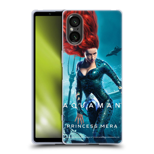 Aquaman Movie Posters Princess Mera Soft Gel Case for Sony Xperia 5 V 5G